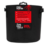 Root Nurse Black Pot Round