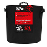 Root Nurse Black Pot Round