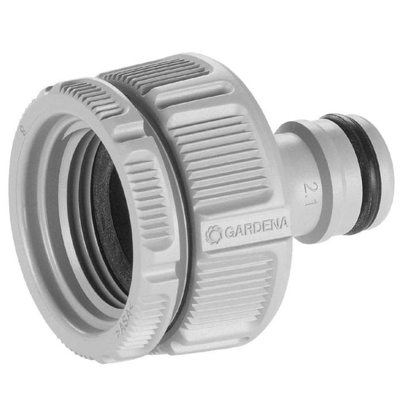 GARDENA THREADED TAP CONNECTOR - 21MM/26.5MM