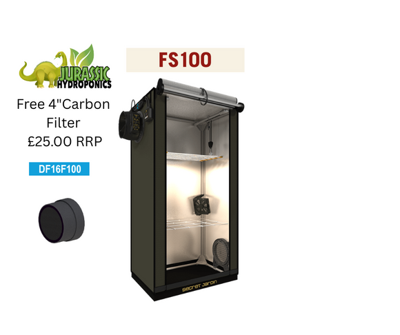 Secret jardin FOR TWENTY 100 with Free DF16F100 Carbon Filter CTC80 100m3/h