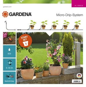 Micro Dripper Datatable Gardena Micro Dripper System Starter Set Small – jurassic hydroponics